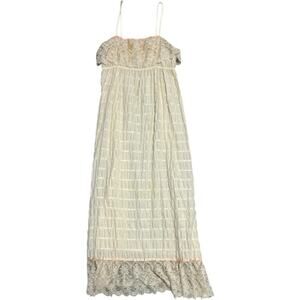 Joseph Magnin 1970’s Romantic Lace Bohemian Maxi Dress